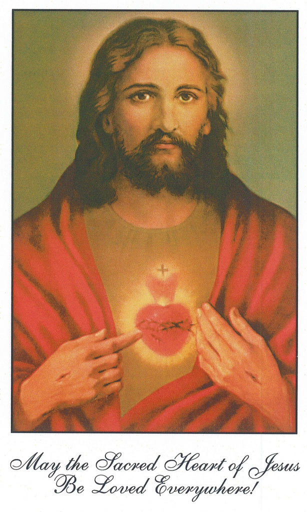 Prayer of Consecration to The Sacred Heart - Pack of 10